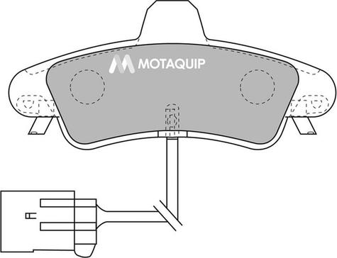 Motaquip LVXL1045 - Гальмівні колодки, дискові гальма autozip.com.ua