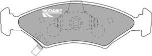 Motaquip LVXL1055 - Гальмівні колодки, дискові гальма autozip.com.ua