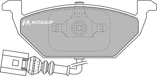 Motaquip LVXL1015 - Гальмівні колодки, дискові гальма autozip.com.ua