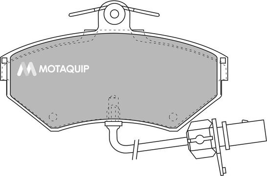 Motaquip LVXL1016 - Гальмівні колодки, дискові гальма autozip.com.ua