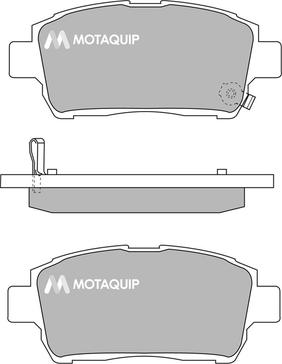 Motaquip LVXL1012 - Гальмівні колодки, дискові гальма autozip.com.ua