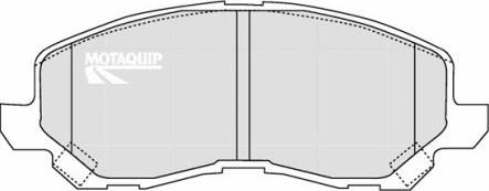 Motaquip LVXL1155 - Гальмівні колодки, дискові гальма autozip.com.ua