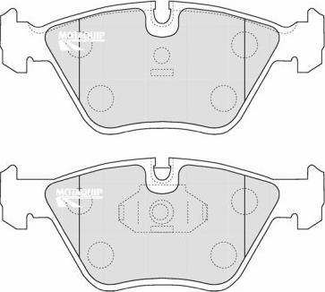 Motaquip LVXL1166 - Гальмівні колодки, дискові гальма autozip.com.ua