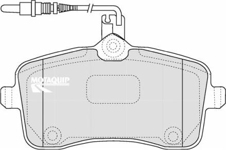 Motaquip LVXL1161 - Гальмівні колодки, дискові гальма autozip.com.ua