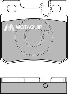 Motaquip LVXL110 - Гальмівні колодки, дискові гальма autozip.com.ua