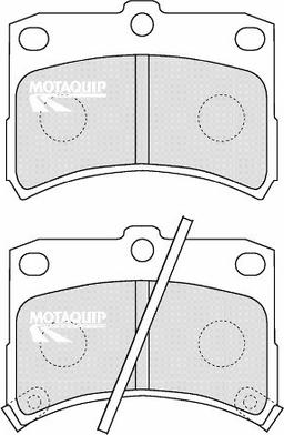 Motaquip LVXL1180 - Гальмівні колодки, дискові гальма autozip.com.ua