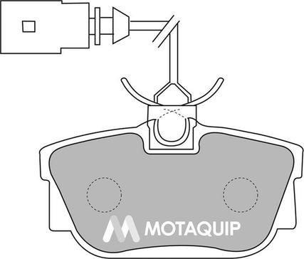 Motaquip LVXL1134 - Гальмівні колодки, дискові гальма autozip.com.ua