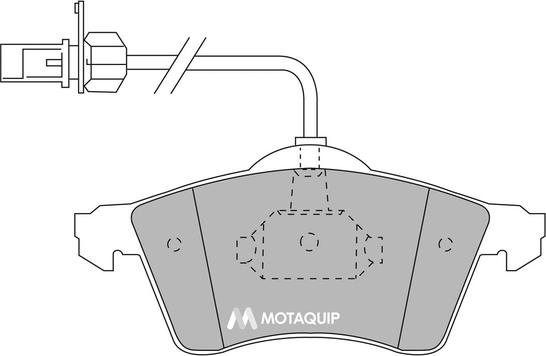 Motaquip LVXL1129 - Гальмівні колодки, дискові гальма autozip.com.ua