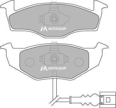 Motaquip LVXL1124 - Гальмівні колодки, дискові гальма autozip.com.ua