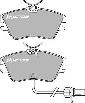 Motaquip LVXL1128 - Гальмівні колодки, дискові гальма autozip.com.ua