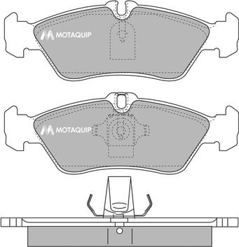 Motaquip LVXL184 - Гальмівні колодки, дискові гальма autozip.com.ua