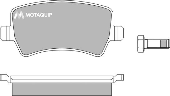 Motaquip LVXL1356 - Гальмівні колодки, дискові гальма autozip.com.ua