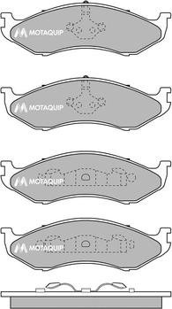 Motaquip LVXL136 - Гальмівні колодки, дискові гальма autozip.com.ua