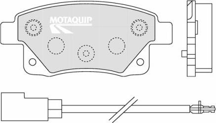 Motaquip LVXL1303 - Гальмівні колодки, дискові гальма autozip.com.ua