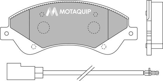 Motaquip LVXL1302 - Гальмівні колодки, дискові гальма autozip.com.ua