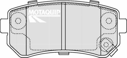 Motaquip LVXL1310 - Гальмівні колодки, дискові гальма autozip.com.ua