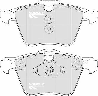 Motaquip LVXL1317 - Гальмівні колодки, дискові гальма autozip.com.ua