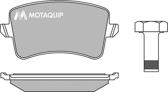 Motaquip LVXL1387 - Гальмівні колодки, дискові гальма autozip.com.ua