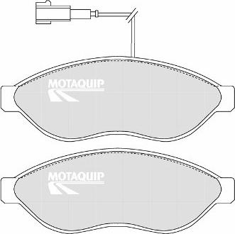 Motaquip LVXL1337 - Гальмівні колодки, дискові гальма autozip.com.ua