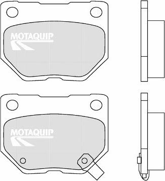 Motaquip LVXL1324 - Гальмівні колодки, дискові гальма autozip.com.ua