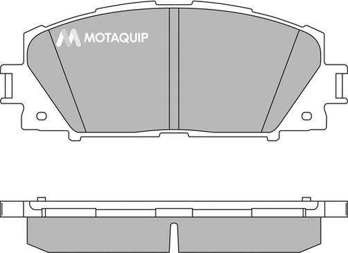 Motaquip LVXL1325 - Гальмівні колодки, дискові гальма autozip.com.ua