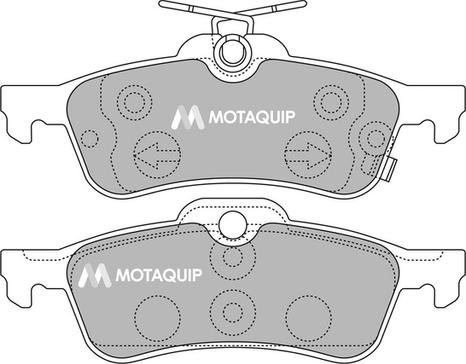 Motaquip LVXL1322 - Гальмівні колодки, дискові гальма autozip.com.ua