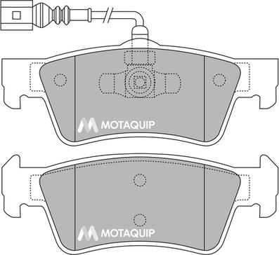 Motaquip LVXL1375 - Гальмівні колодки, дискові гальма autozip.com.ua