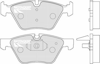 Motaquip LVXL1292 - Гальмівні колодки, дискові гальма autozip.com.ua