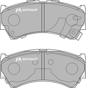 Motaquip LVXL1244 - Гальмівні колодки, дискові гальма autozip.com.ua