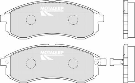 Motaquip LVXL1241 - Гальмівні колодки, дискові гальма autozip.com.ua