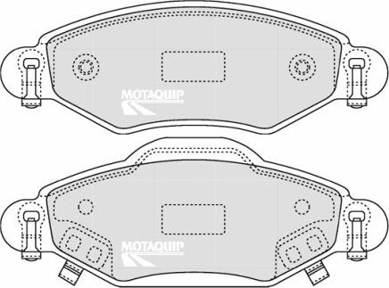 Motaquip LVXL1248 - Гальмівні колодки, дискові гальма autozip.com.ua