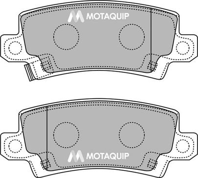 Motaquip LVXL1243 - Гальмівні колодки, дискові гальма autozip.com.ua