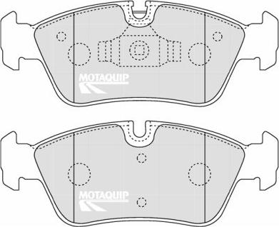 Motaquip LVXL1259 - Гальмівні колодки, дискові гальма autozip.com.ua