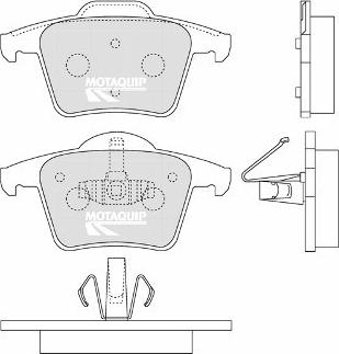 Motaquip LVXL1250 - Гальмівні колодки, дискові гальма autozip.com.ua