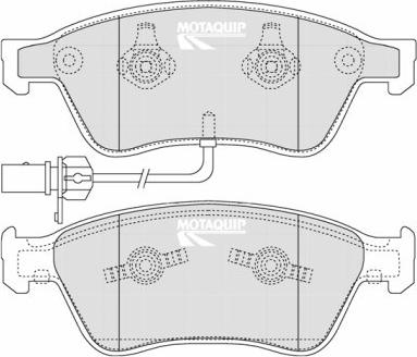 Motaquip LVXL1263 - Гальмівні колодки, дискові гальма autozip.com.ua