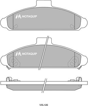 Motaquip LVXL126 - Гальмівні колодки, дискові гальма autozip.com.ua