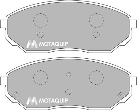 Motaquip LVXL1201 - Гальмівні колодки, дискові гальма autozip.com.ua