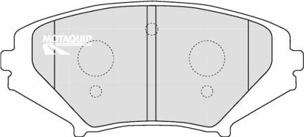 Motaquip LVXL1211 - Гальмівні колодки, дискові гальма autozip.com.ua