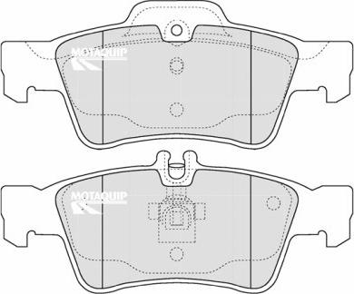 Motaquip LVXL1213 - Гальмівні колодки, дискові гальма autozip.com.ua