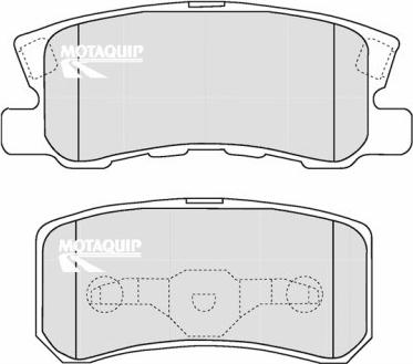 Motaquip LVXL1217 - Гальмівні колодки, дискові гальма autozip.com.ua