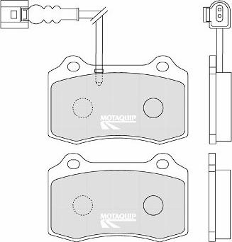 Remsa 2434.01 - Гальмівні колодки, дискові гальма autozip.com.ua