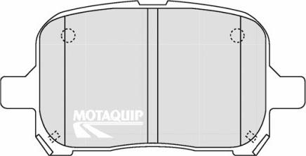 Motaquip LVXL1237 - Гальмівні колодки, дискові гальма autozip.com.ua