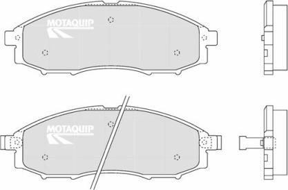 Motaquip LVXL1225 - Гальмівні колодки, дискові гальма autozip.com.ua