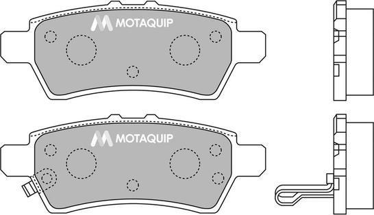 Motaquip LVXL1223 - Гальмівні колодки, дискові гальма autozip.com.ua