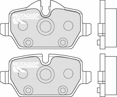 Motaquip LVXL1278 - Гальмівні колодки, дискові гальма autozip.com.ua