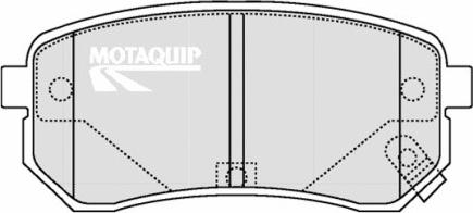 Motaquip LVXL1272 - Гальмівні колодки, дискові гальма autozip.com.ua