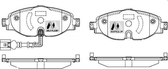 Motaquip LVXL1749 - Гальмівні колодки, дискові гальма autozip.com.ua