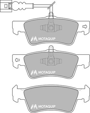 Motaquip LVXL1706 - Гальмівні колодки, дискові гальма autozip.com.ua