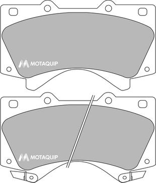 Motaquip LVXL1701 - Гальмівні колодки, дискові гальма autozip.com.ua