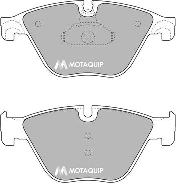 Motaquip LVXL1716 - Гальмівні колодки, дискові гальма autozip.com.ua